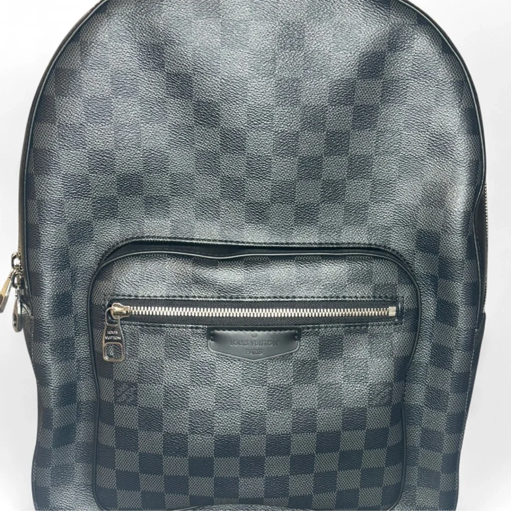 Louis Vuitton Josh Backpack Damier Graphite Full Set Authenticated Excellent